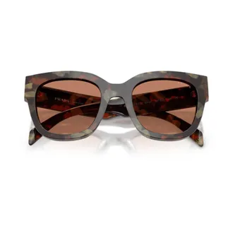 Prada Sunglasses, unisex, Brown, Size: 52 MM Prc04S Sunglasses