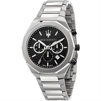 Maserati Accessoires, Heren, Grijs, ONE Size, Chrono Stile Horloge