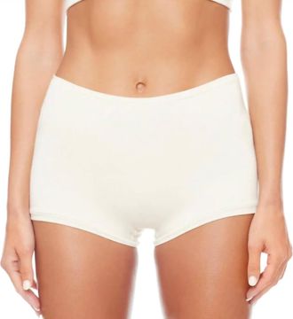 &Eacute;terne Soft Jersey High Waisted Boy Short In Cream
