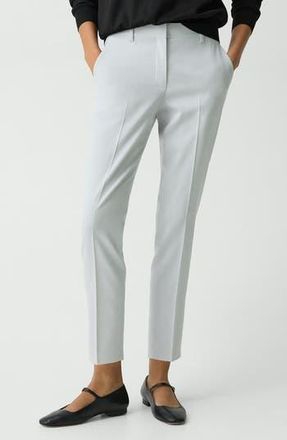 Theory Treeca 2 Stretch Wool Gabardine Pants in Fog at Nordstrom Rack, Size 00