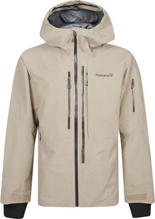 Norr&oslash;na Norrona Coats - - Sport - Uomo - Beige - S