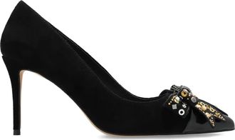 Kurt Geiger 90 mm Belgravia stiletto pumps verfraaid met strik - Zwart