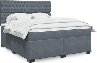 vidaXL Juego De Sof&aacute; Gris Oscuro Terciopelo