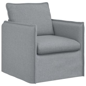 vidaXL Sof&aacute; Gris Claro 75 X 82 X 85 Cm Tela Vidaxl