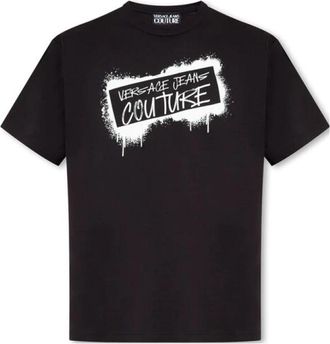 Versace Jeans Couture T-shirt - Heren - T-shirts - Zwart - XS - Tops