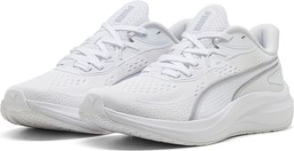 Puma Laufschuh PUMA SKYROCKET LITE 2, Gr. 37,5, puma wei&szlig;, vibrant silber, puma silber, Textil, Schuhe Laufschuh, mit SOFTFOAM+ Innensohle, mit FIT PLUS Sc
