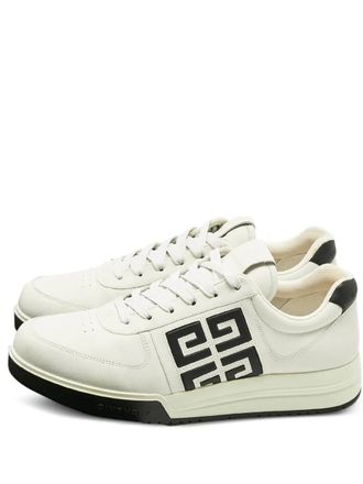 Givenchy G4 leather sneakers - men - Calf Leather/Calf Leather/Fabric/Rubber - 44 - White