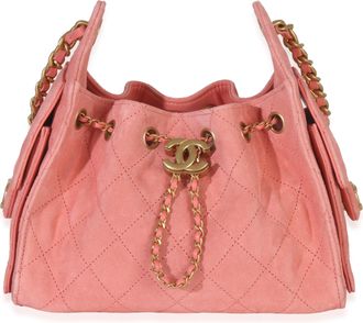Chanel Suede Mini Chanel 25 Hobo