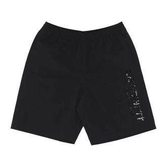 Carhartt Work in Progress Carhartt Wip, Beachwear, male, Black, Size: XL Black Swim Trunks Elastic Drawstring Shorts