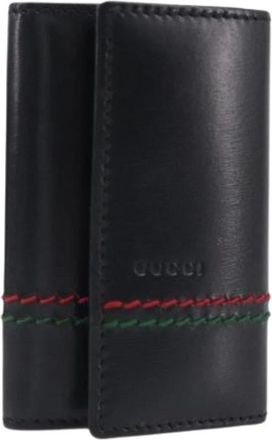 Gucci Pre-owned Sleutelkoker - Dames - Vintage Accessoires - Zwart - ONE Size - Leer - Vintage