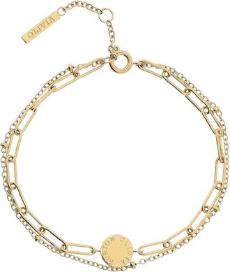 Olivia Burton Illusion stacking bracelet - Oro