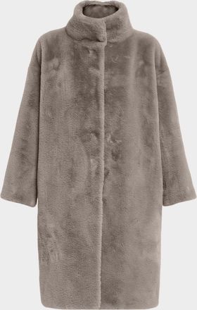 Herno Oversized Alternative Fur Coat