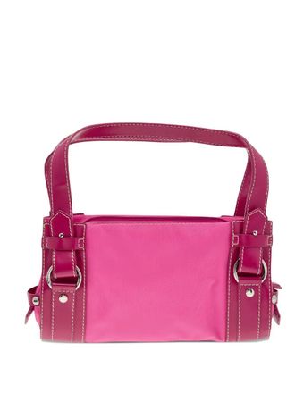 Lancel leather top handle tote bag - women - Fabric/Canvas/Leather - One Size - Pink