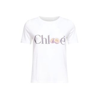 Chlo&eacute; Tops, Dames, Wit, XS, Katoen, Chlo&egrave; T-shirts en Polos Wit