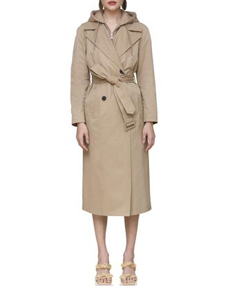 Avec Les Filles Raglan Sleeve Trench Coat