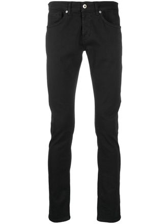 Dondup Jeans slim con lavaggio scuro - Nero