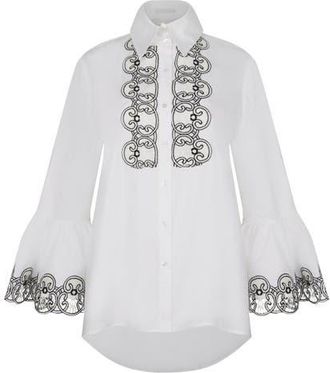 Anne Fontaine Doja Shirt in White at Nordstrom, Size 38 Eu