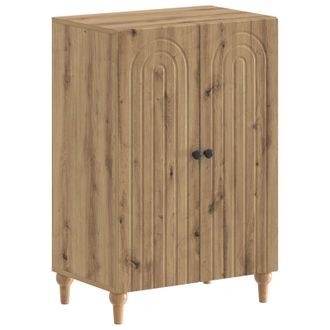 vidaXL Armario Zapatero Alkmaar 59,5 X 39,5 X 90 Cm Roble Artisan Vidaxl