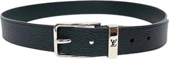 Louis Vuitton Pre-owned Vintage Riem - Heren - Vintage Accessoires - Zwart - ONE Size - Leer - Vintage