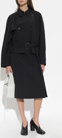 Maison Margiela Skirt With Slit, Womens, Black