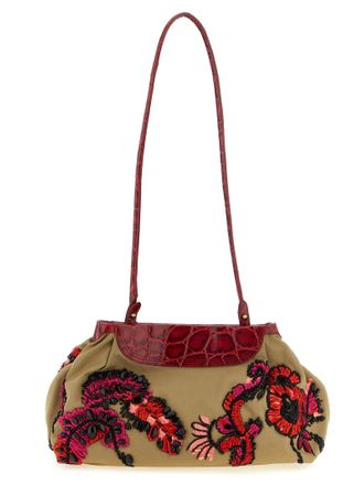 Dries Van Noten Multicolor Cotton Clutch Womens Bag