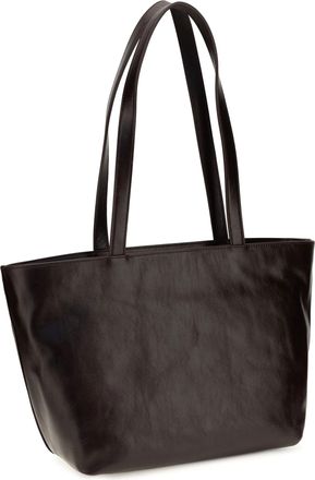 Alexander Wang Womens Tote Bag Punch Leather Oxblood Calf Shoulder