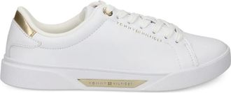 Tommy Hilfiger Sneakers in pelle con logo - Bianco