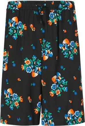 Opening Ceremony Shorts met bloemenprint - Zwart