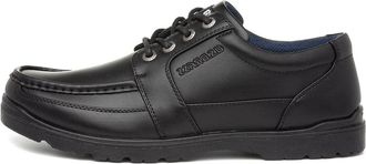 US Brass Mens Black Lace Up Smart Shoe - Size 10 UK - Black