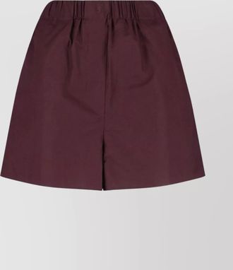 Frankie Shop straight cut shorts with elastic waistband and back pocket