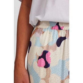 N&uuml;mph Nugracie Pants - Dames - Wijde Broeken - Veelkleurig - XS - Broeken