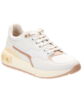 Ferragamo Cosma Low Leather Sneaker