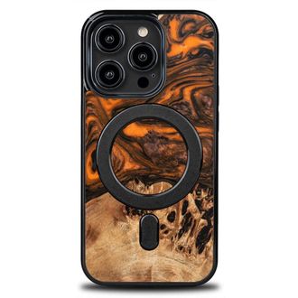 OEM Funda Bewood Unique Para Iphone 14 Pro - Naranja Con Magsafe