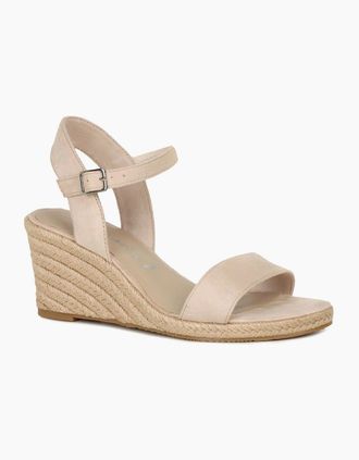 Tamaris Tamaris Womens Sweet Pea Womens Wedge Heel Sandals - Tan - Size: 6