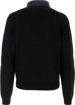 Moncler Wool-Blend Down Jacket - Black