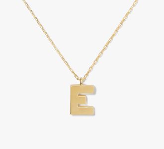 Kate Spade New York Kate Spade Fine Love Letter E Initial Pendant