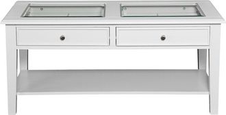 SEI Furniture Sei Panorama Glass Coffee Table