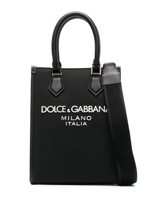 Dolce & Gabbana Leather bag with logo on the front
