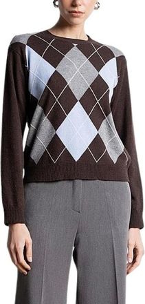 Kaos Maglia Argyle - - Knitwear - Donna - Multicolore - M