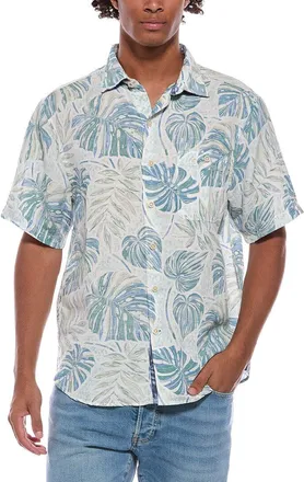 Tommy Bahama Grand Monstera Linen-Blend Shirt