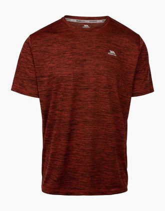 Trespass Mens Trespass Mens Kearsley Active Top - Red/Red - Size: 40