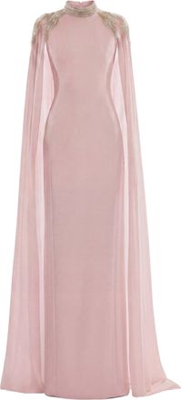 Saiid Kobeisy Embellished Crepe Kaftan