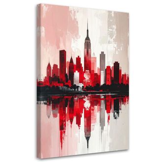 Feeby Impresi&oacute;n De Imagen, Edificios Urbanos Rojos, 80x120