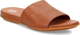 FitFlop Womens Gracie Pool Slide In Light Tan