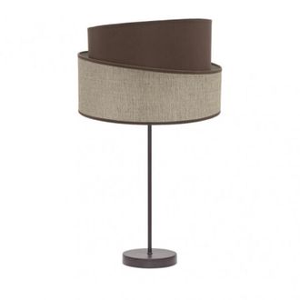 Fabrilamp Lampada da tavolo alta Hara 1xe27 marrone/marrone 66x35x35 cm