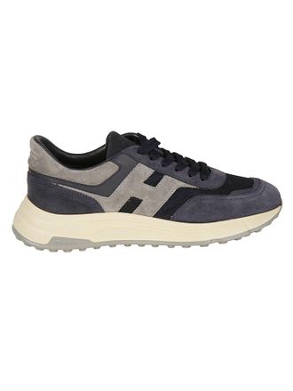 Hogan Grey Hyperlight Calf Leather Sneakers