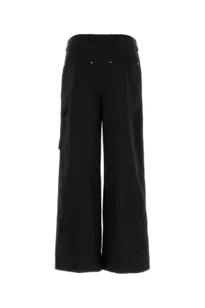 Alexander McQueen Mens Black Cotton Cargo Pant Workwear Trs Pantaloni
