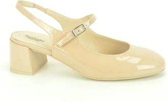 Nero Giardini Elegante kanten pumps - Dames - Pumps - Beige - 38 EU - Leer - Schoenen