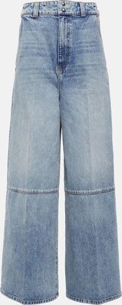Khaite Isla high-rise wide-leg jeans