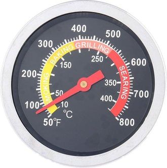 OEM Term&oacute;metro De Acero Inoxidable Para Barbacoa, Indicador Temperatura Grados Fahrenheit E Indicador Calor Cocinar Carne Res Cordero (50 &deg;f 800 &deg;f)